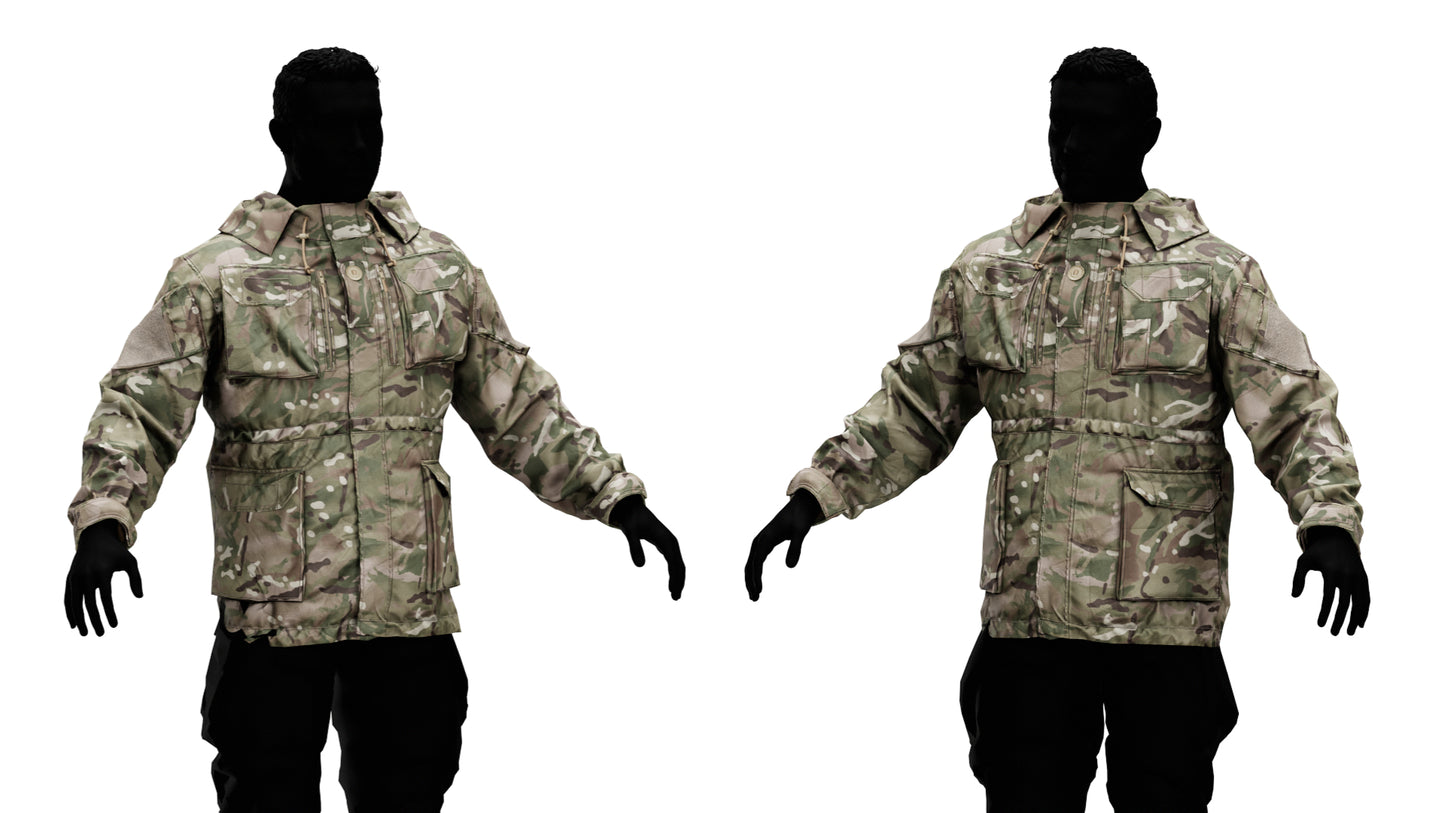 WINDPROOF COMBAT SMOCK JACKET