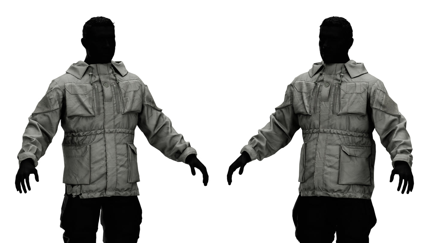 WINDPROOF COMBAT SMOCK JACKET
