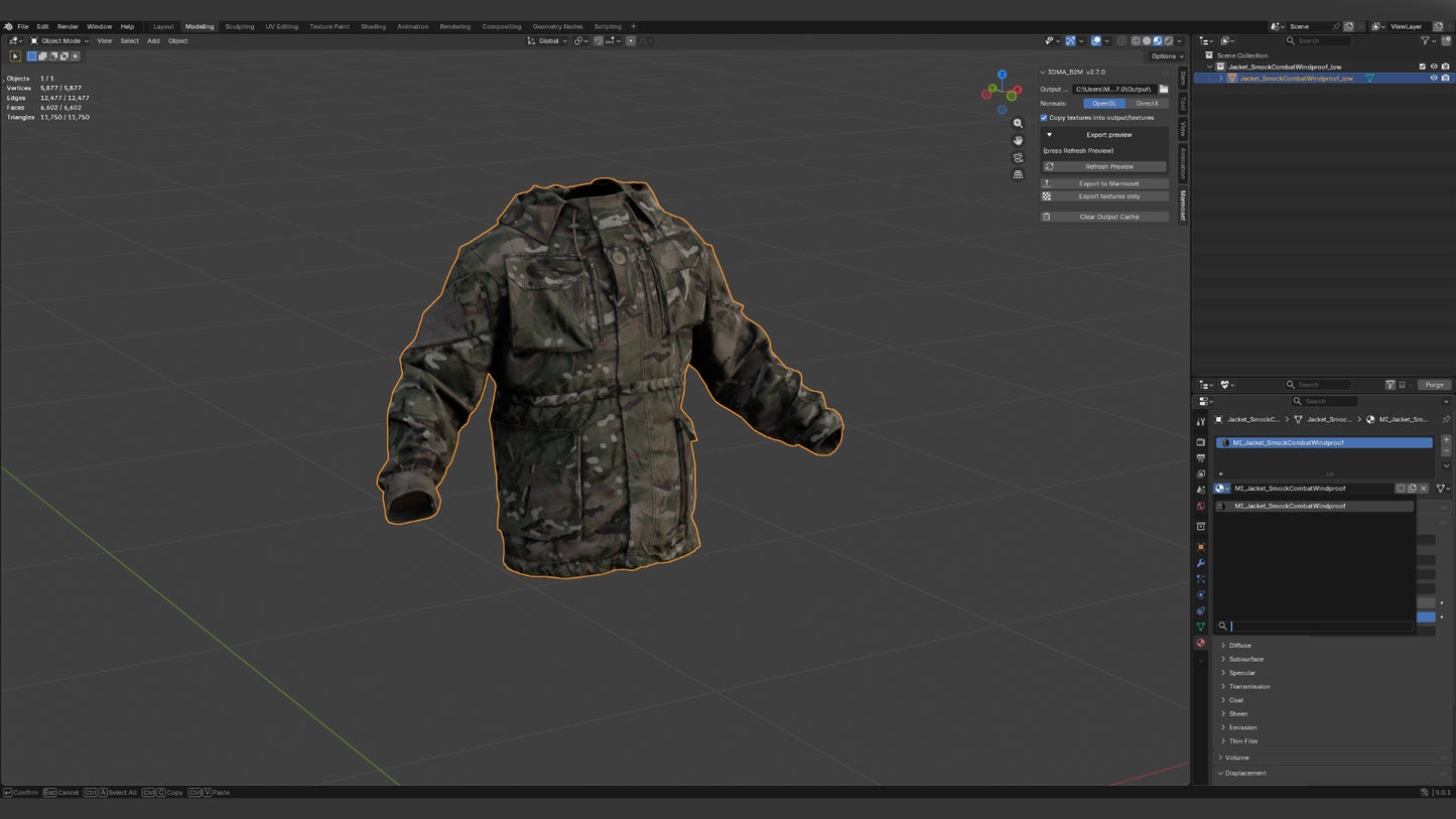 WINDPROOF COMBAT SMOCK JACKET