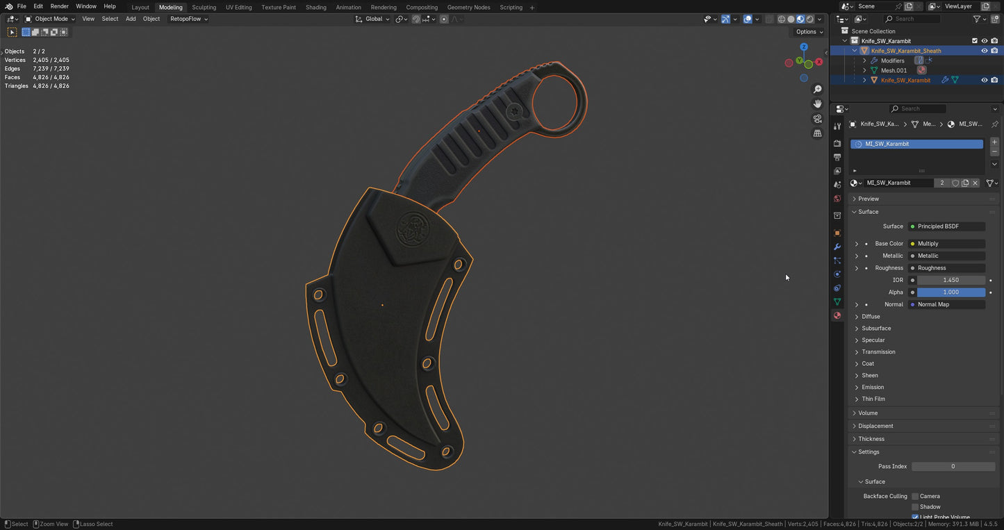 SMITH AND WESSON KARAMBIT KNIFE