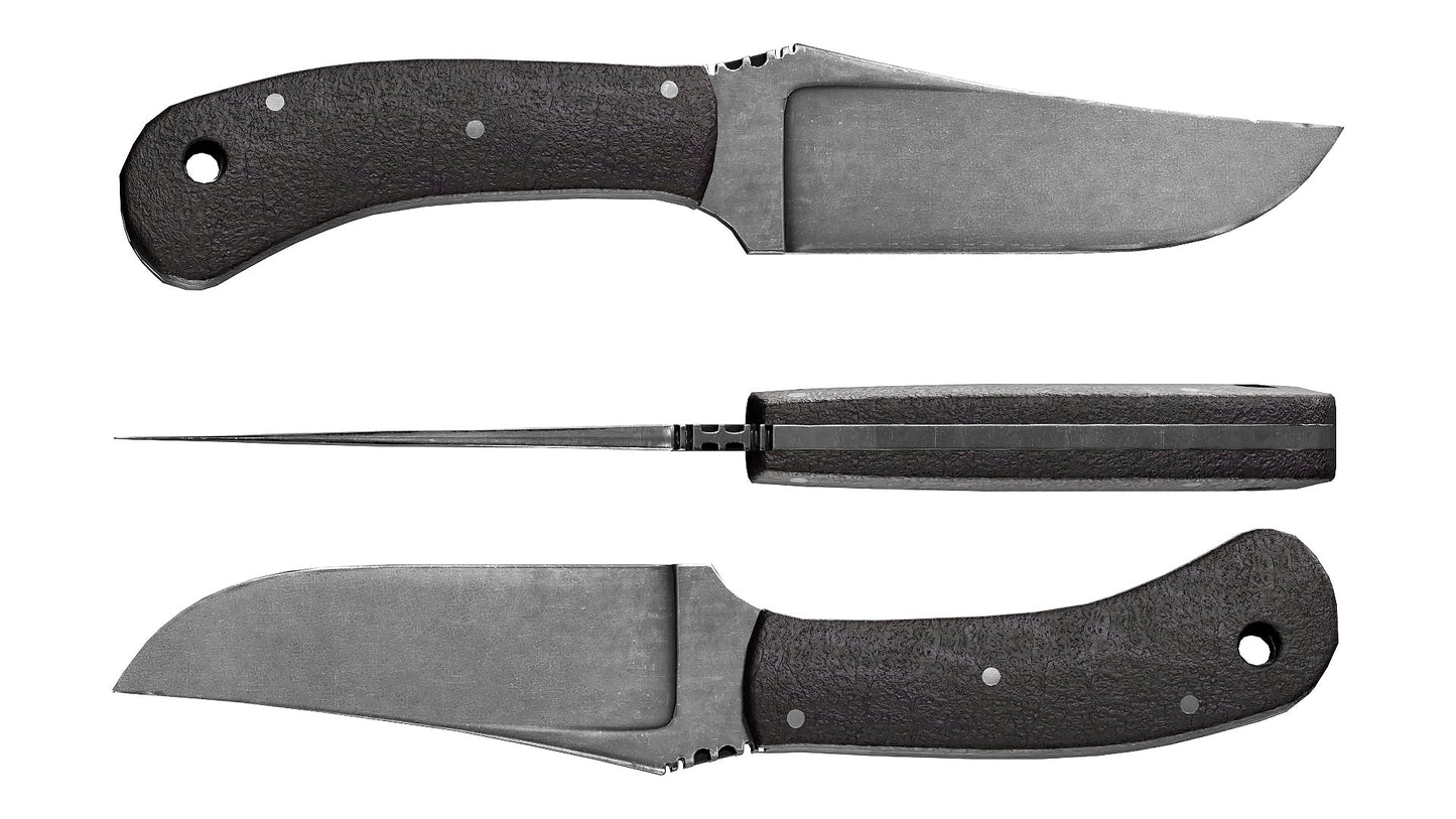 WK CRUSHER BELT KNIFE 3dmilitaryassets