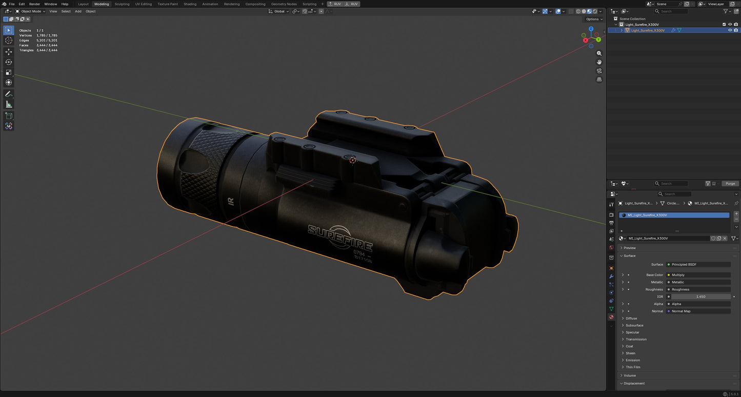 SUREFIRE X300V LED WEAPON LIGHT