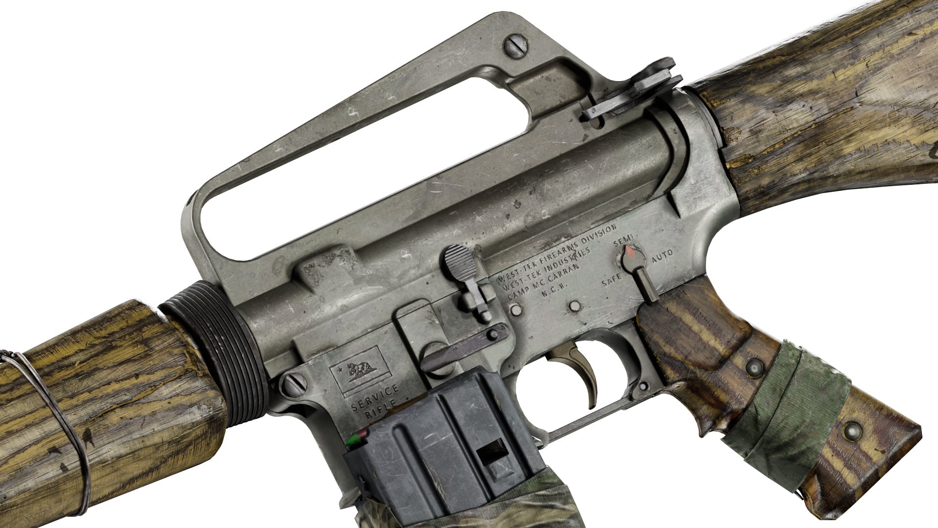 M16A1 FALLOUT – 3DMilitaryAssets