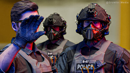 OPSCORE SOTR MASK 3dmilitaryassets