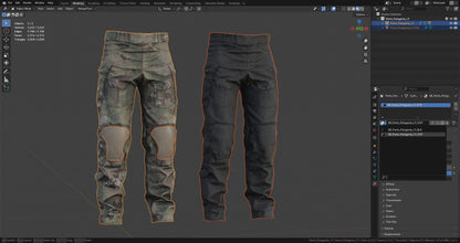 PATAGONIA COMBAT PANTS L9 3dmilitaryassets