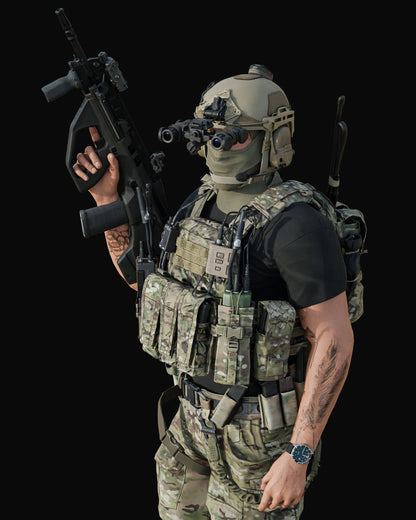 ATE HHV BALLISTIC HELMET 3dmilitaryassets