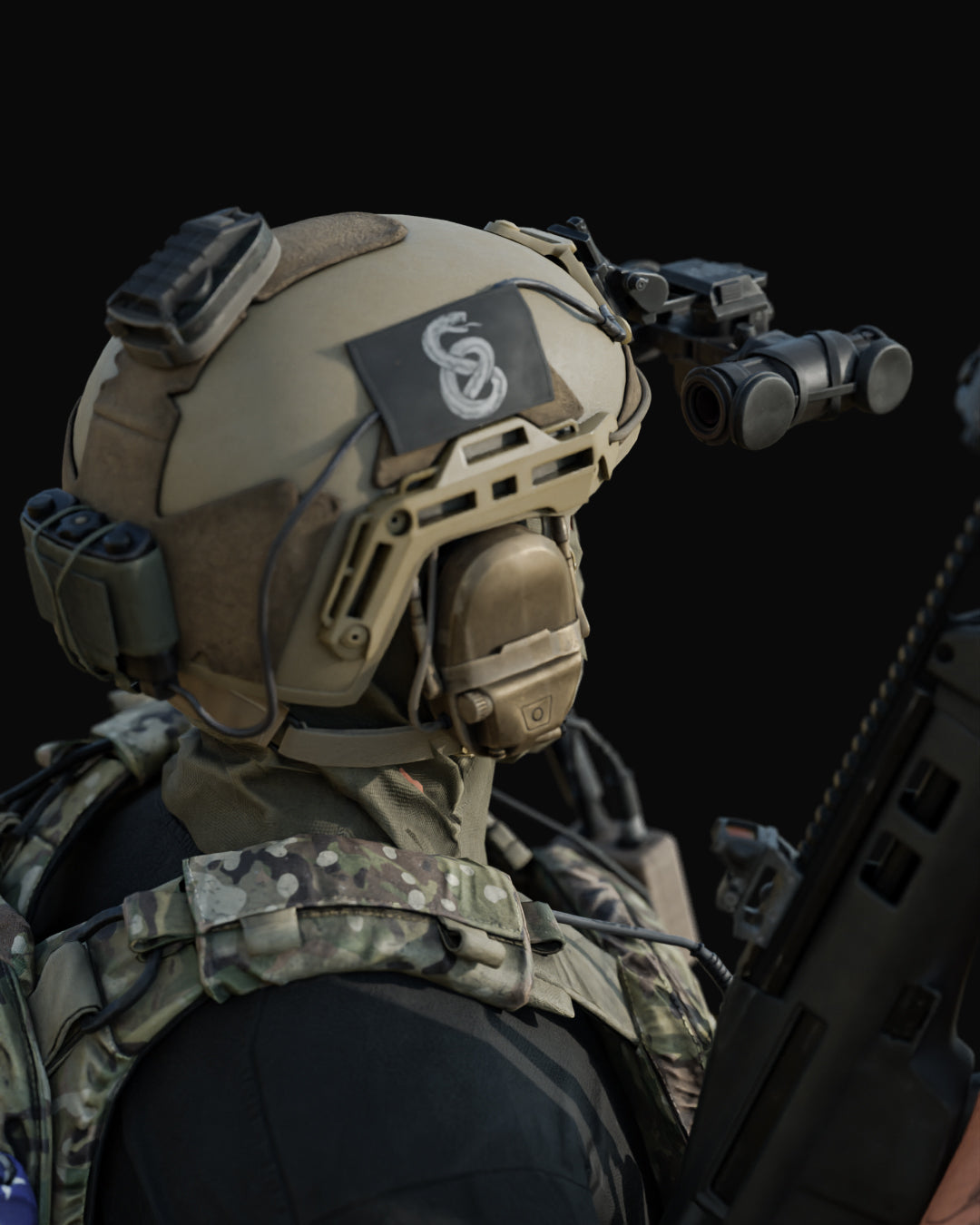 ATE HHV BALLISTIC HELMET