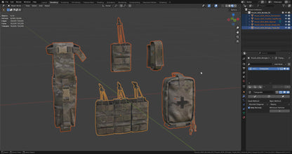 ADA MILITARY POUCHES BUNDLE 02