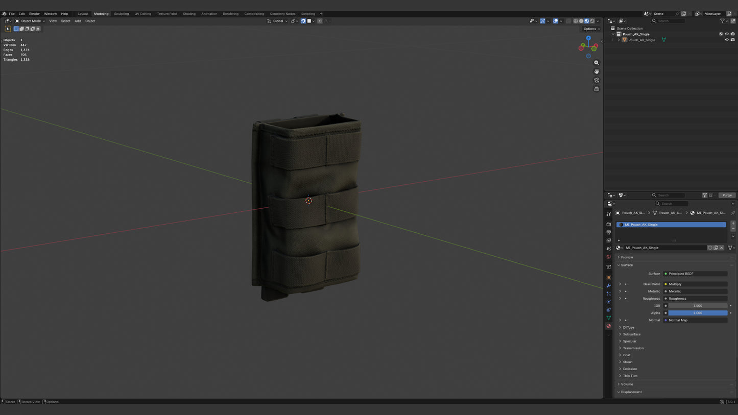 AK SINGLE POUCH