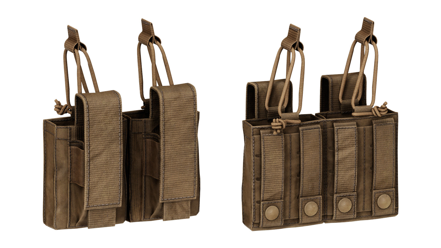 CONDOR OUTDOOR DOUBLE M4 KANGAROO MAG POUCH GEN2