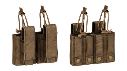 CONDOR OUTDOOR DOUBLE M4 KANGAROO MAG POUCH GEN2