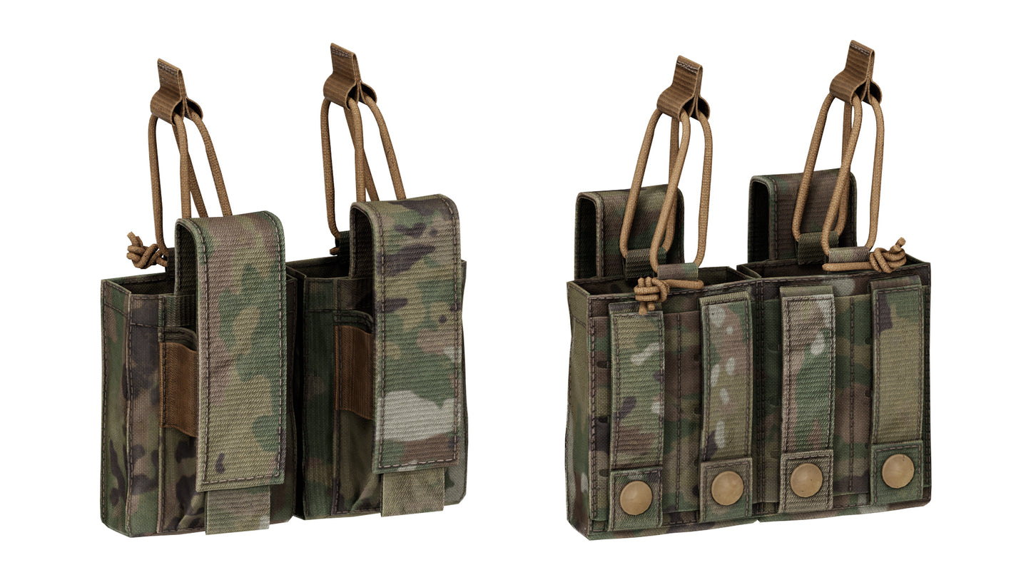 CONDOR OUTDOOR DOUBLE M4 KANGAROO MAG POUCH GEN2
