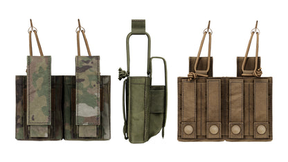 CONDOR OUTDOOR DOUBLE M4 KANGAROO MAG POUCH GEN2