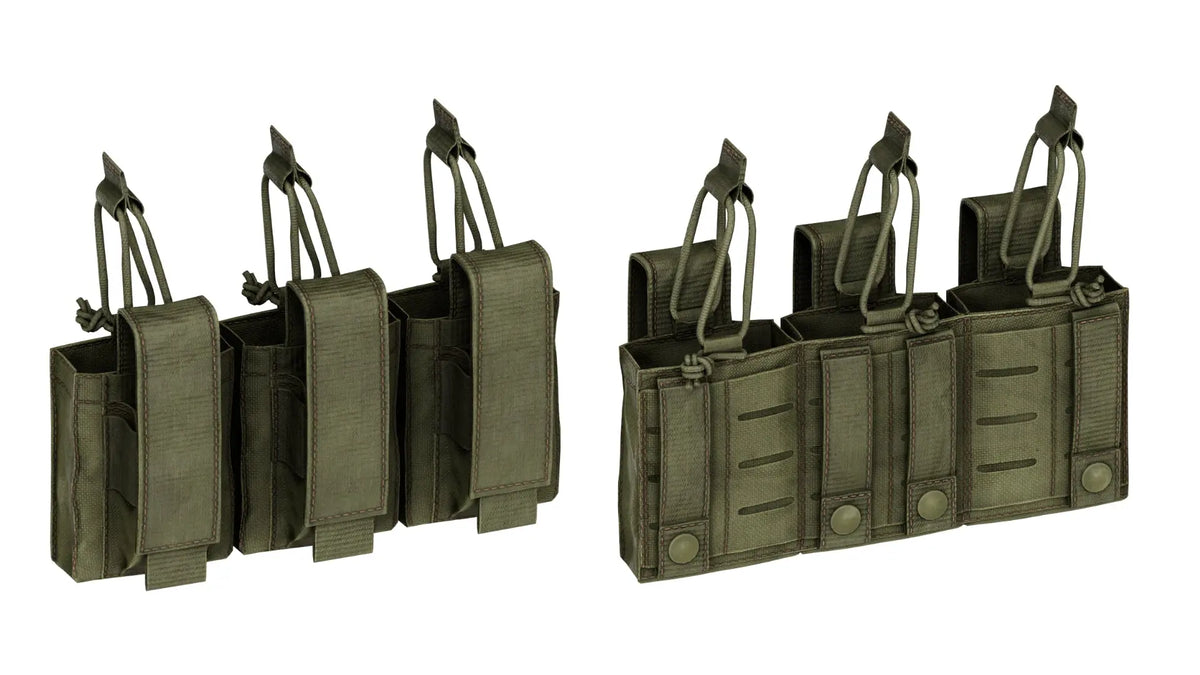 CONDOR OUTDOOR TRIPLE M4 KANGAROO MAG POUCH GEN2 3dmilitaryassets