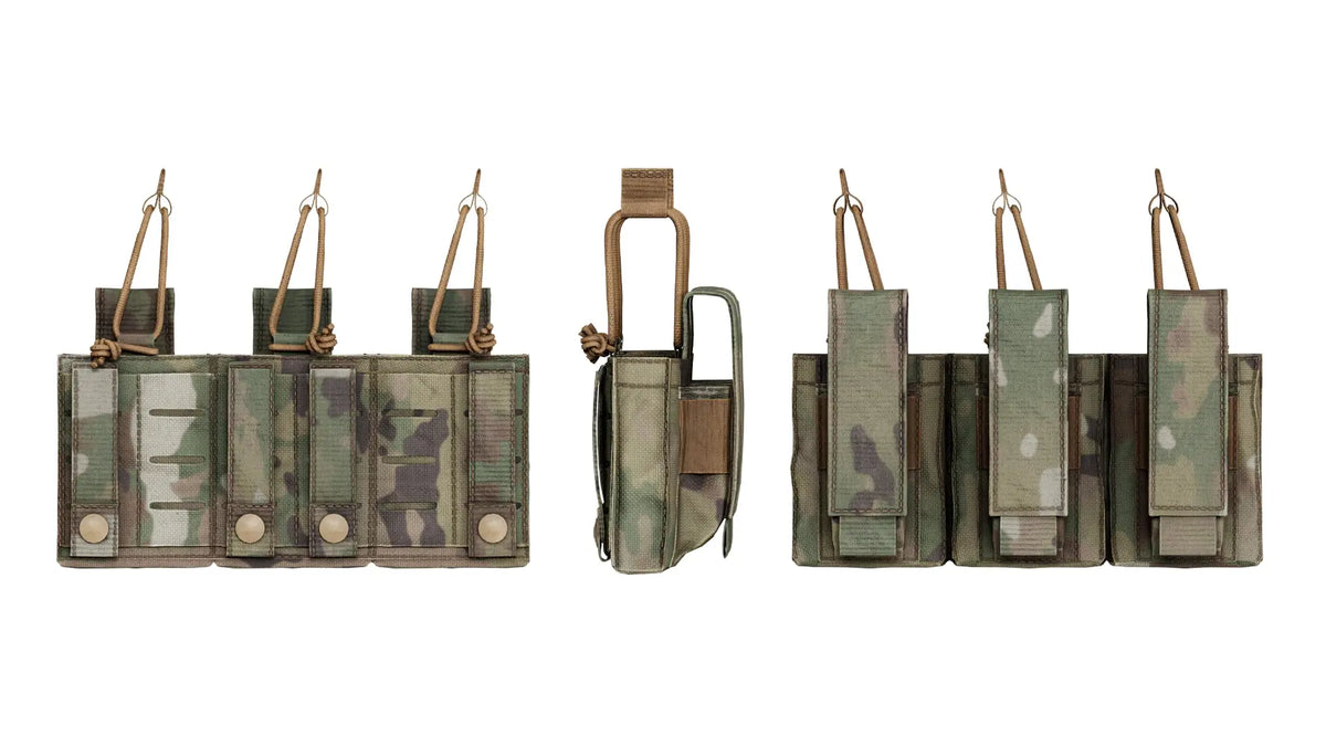 CONDOR OUTDOOR TRIPLE M4 KANGAROO MAG POUCH GEN2 3dmilitaryassets
