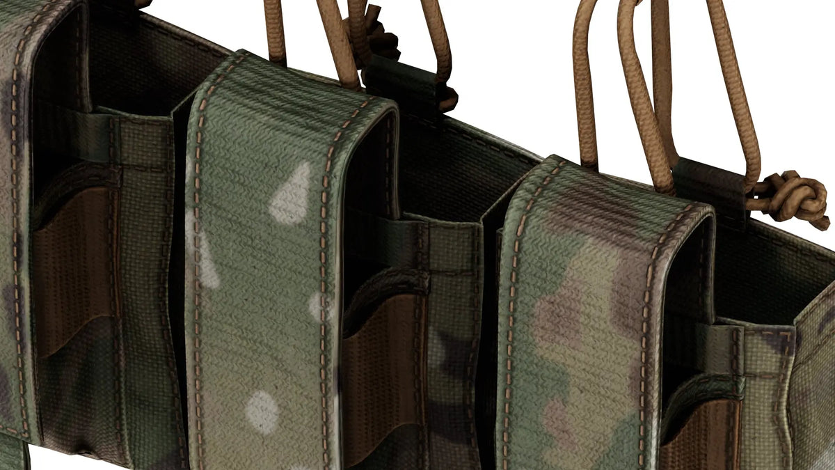 CONDOR OUTDOOR TRIPLE M4 KANGAROO MAG POUCH GEN2 3dmilitaryassets
