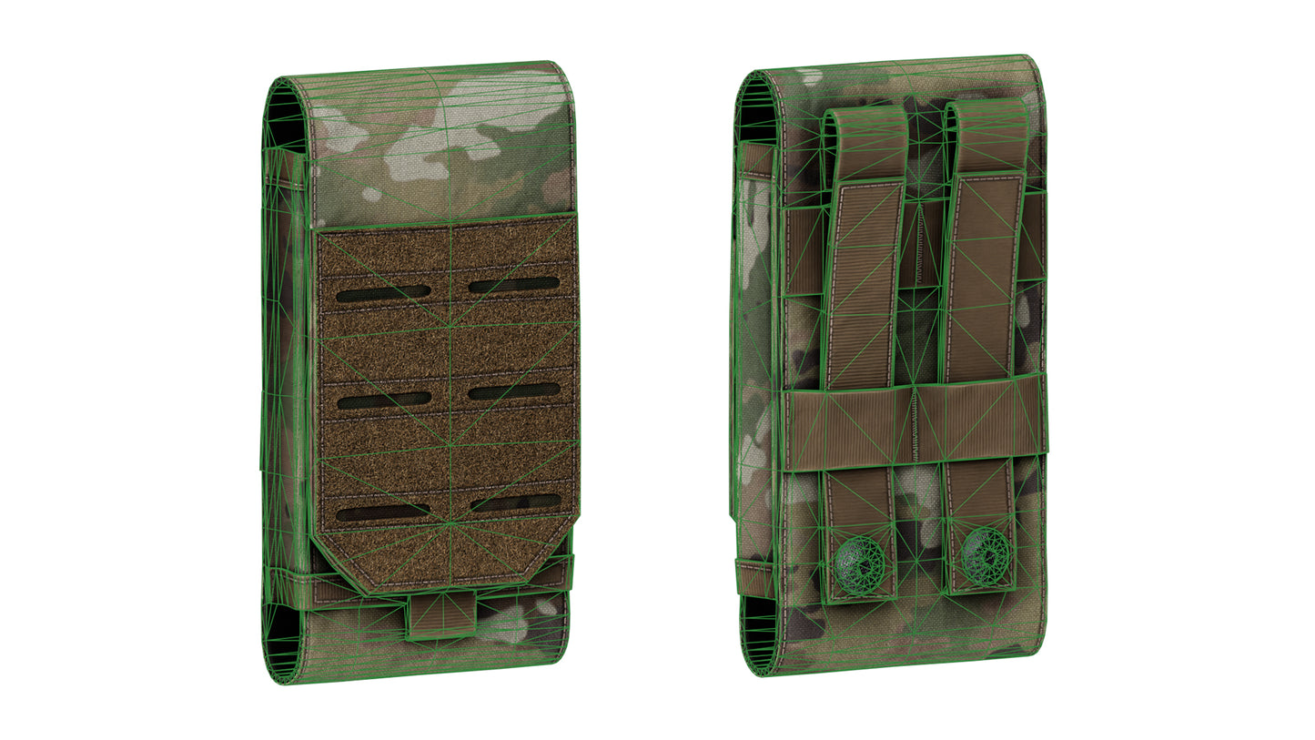 UNIVERSAL TACTICAL MOLLE MOBILE PHONE POUCH