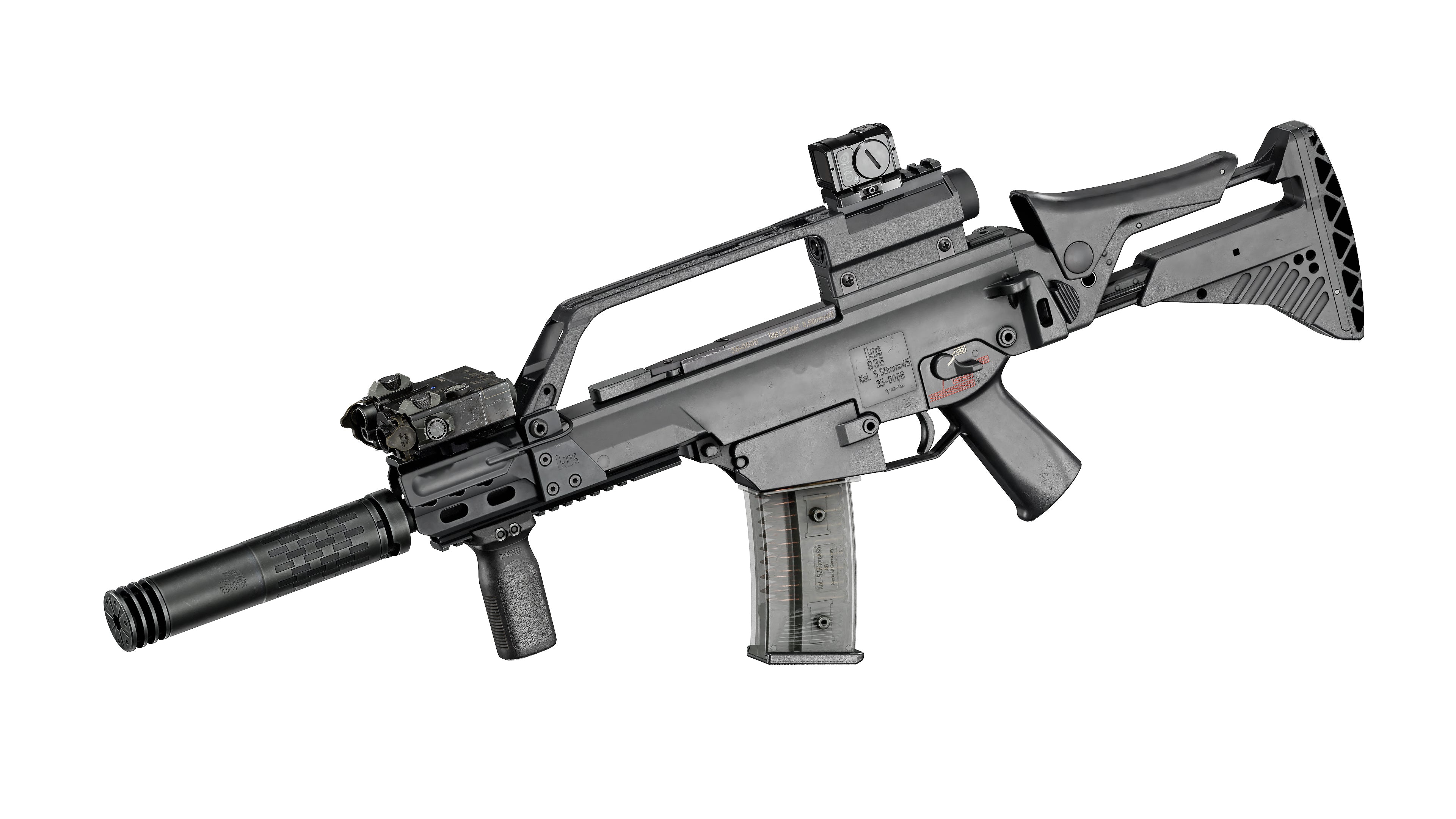HK G36 WEAPON MEGA PACK - Low Poly 3D Model | Game-Ready Asset