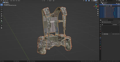 VIRTUS H YOKE AND BELT LINE 3dmilitaryassets