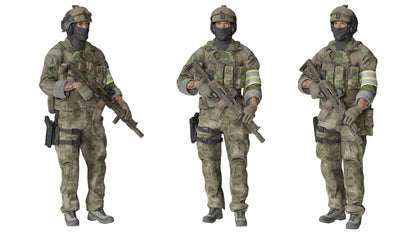 RUSSIAN TACTICAL SOLDIER 3dmilitaryassets