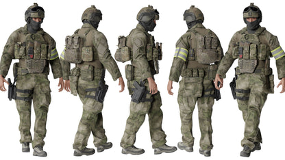 RUSSIAN TACTICAL SOLDIER 3dmilitaryassets