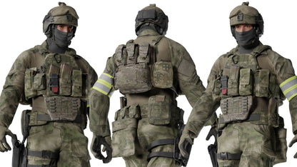 RUSSIAN TACTICAL SOLDIER 3dmilitaryassets