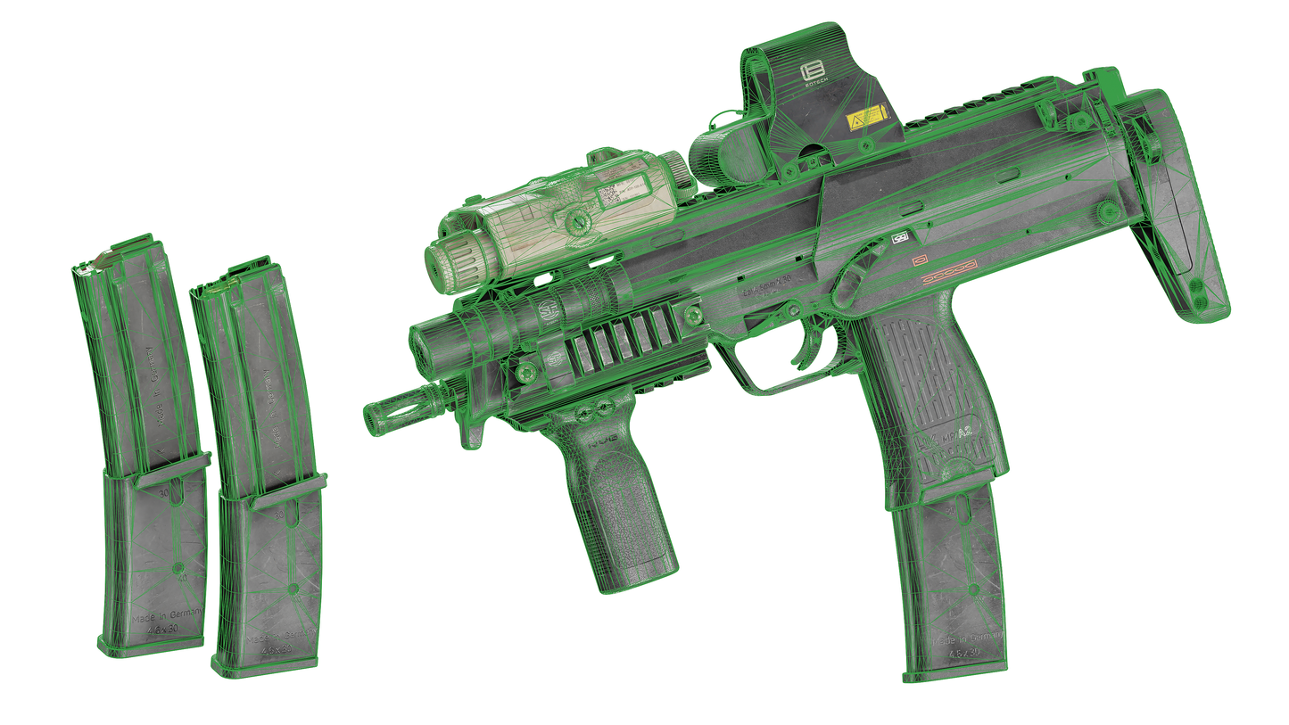 HK MP7 A2 SMG