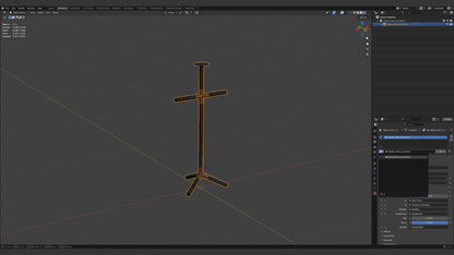 FERRO CONCEPTS  SHADOW CRUCIFORM STAND