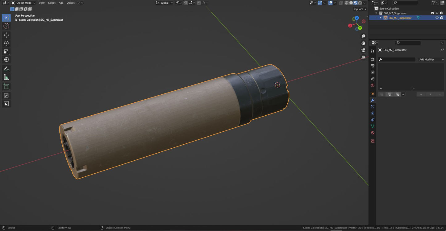 SIG SAUER XM7 MCX SPEAR SUPPRESSOR
