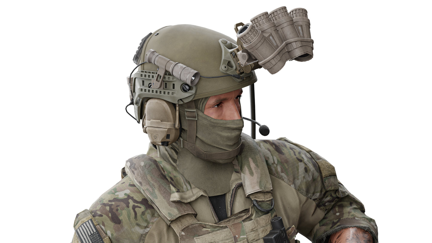 TNVC SUREFIRE HELMET MOUNTED LIGHT