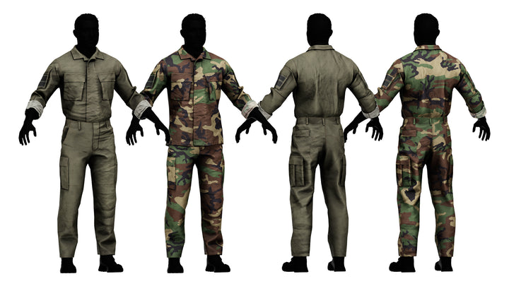 UNIFORMS – 3DMilitaryAssets