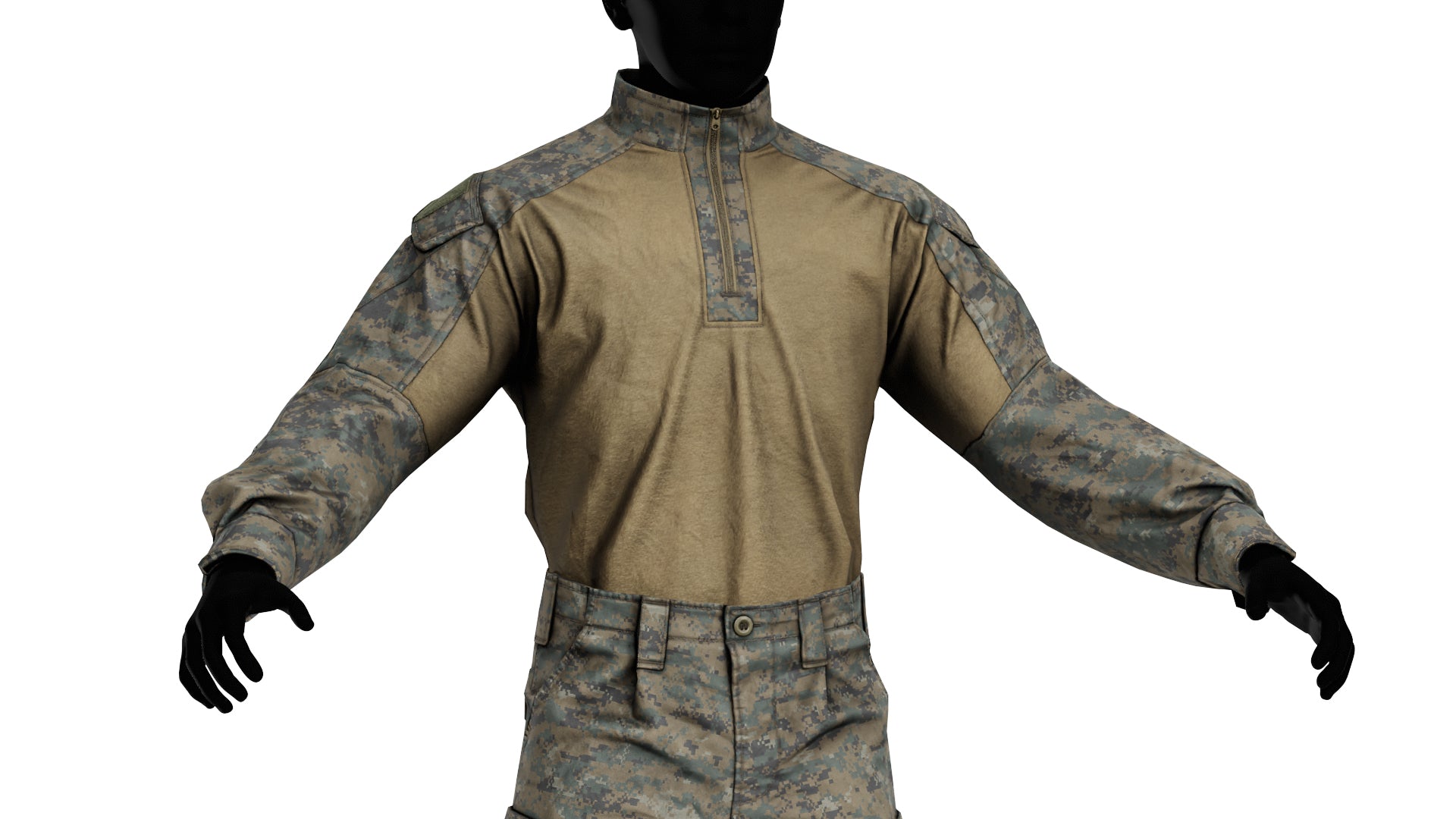 usmc frog gear USMC FROG COMBAT UNIFORM - Low Poly 3D Model | Game-Ready Asset