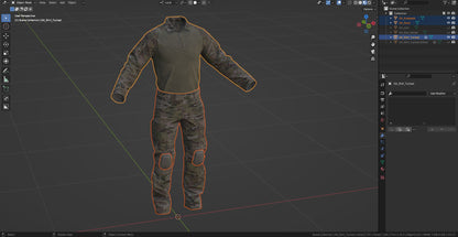 CRYE PRECISION COMBAT UNIFORM G4 3dmilitaryassets