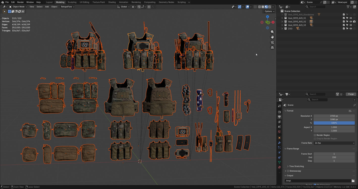 CRYE AVS PLATE CARRIER