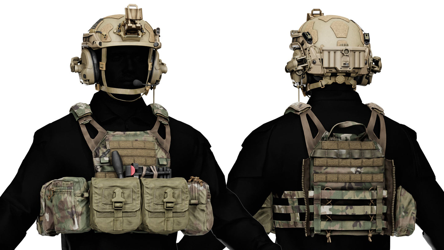 CRYE JPC 2 PLATE CARRIER V1 3dmilitaryassets