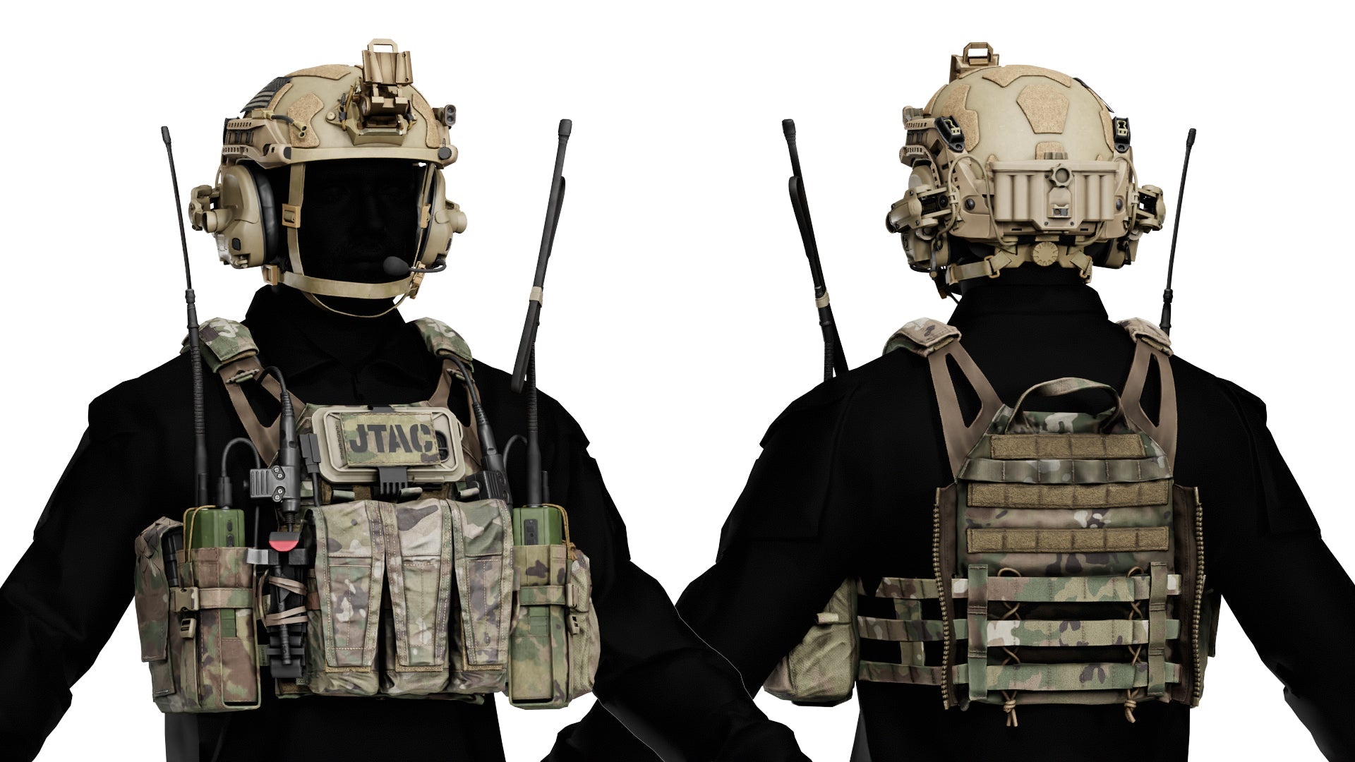 CRYE JPC 2 PLATE CARRIER V3 3dmilitaryassets