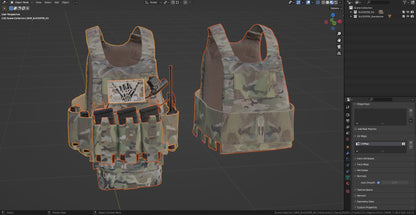 FERRO CONCEPTS THE SLICKSTER VEST 3dmilitaryassets