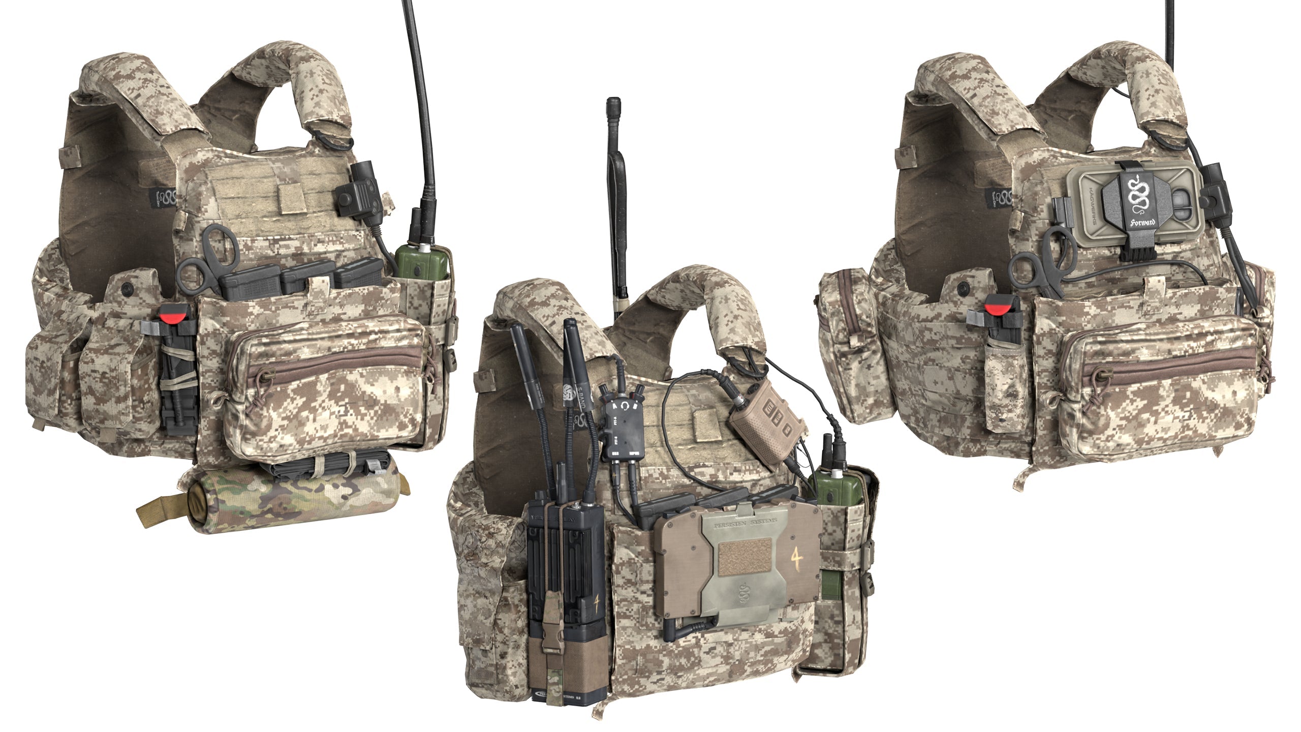 VESTS – 3DMilitaryAssets