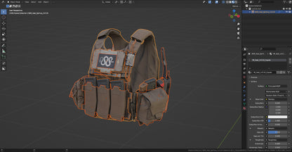 SPIRITUS SYSTEMS LV119 PLATE CARRIER 3dmilitaryassets