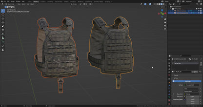 MILITARY VEST 3dmilitaryassets