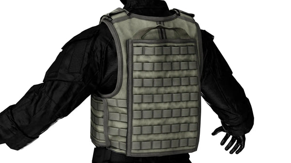 PARACLETE RAV VEST - Low Poly 3D Model | Game-Ready Asset | 3DMA ...