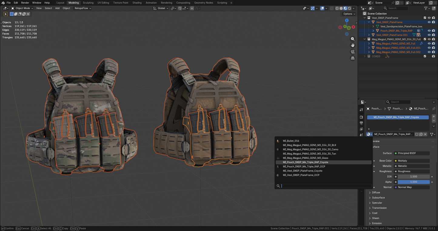 SNS PRECISION PLATEFRAME VEST