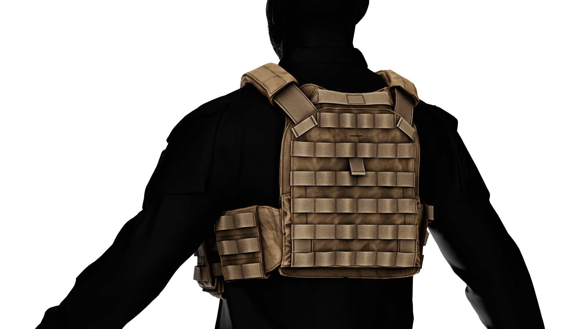 TYR TACTICAL PICO 1M ASSAULTER PLATE CARRIER VEST - Low Poly 3D