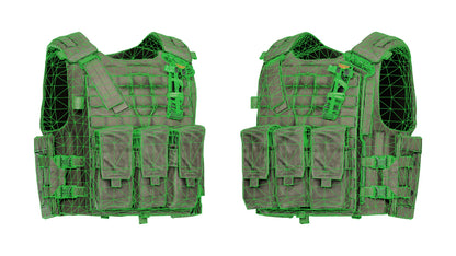 STV VIRTUS TACTICAL VEST 3dmilitaryassets