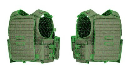 STV VIRTUS TACTICAL VEST 3dmilitaryassets