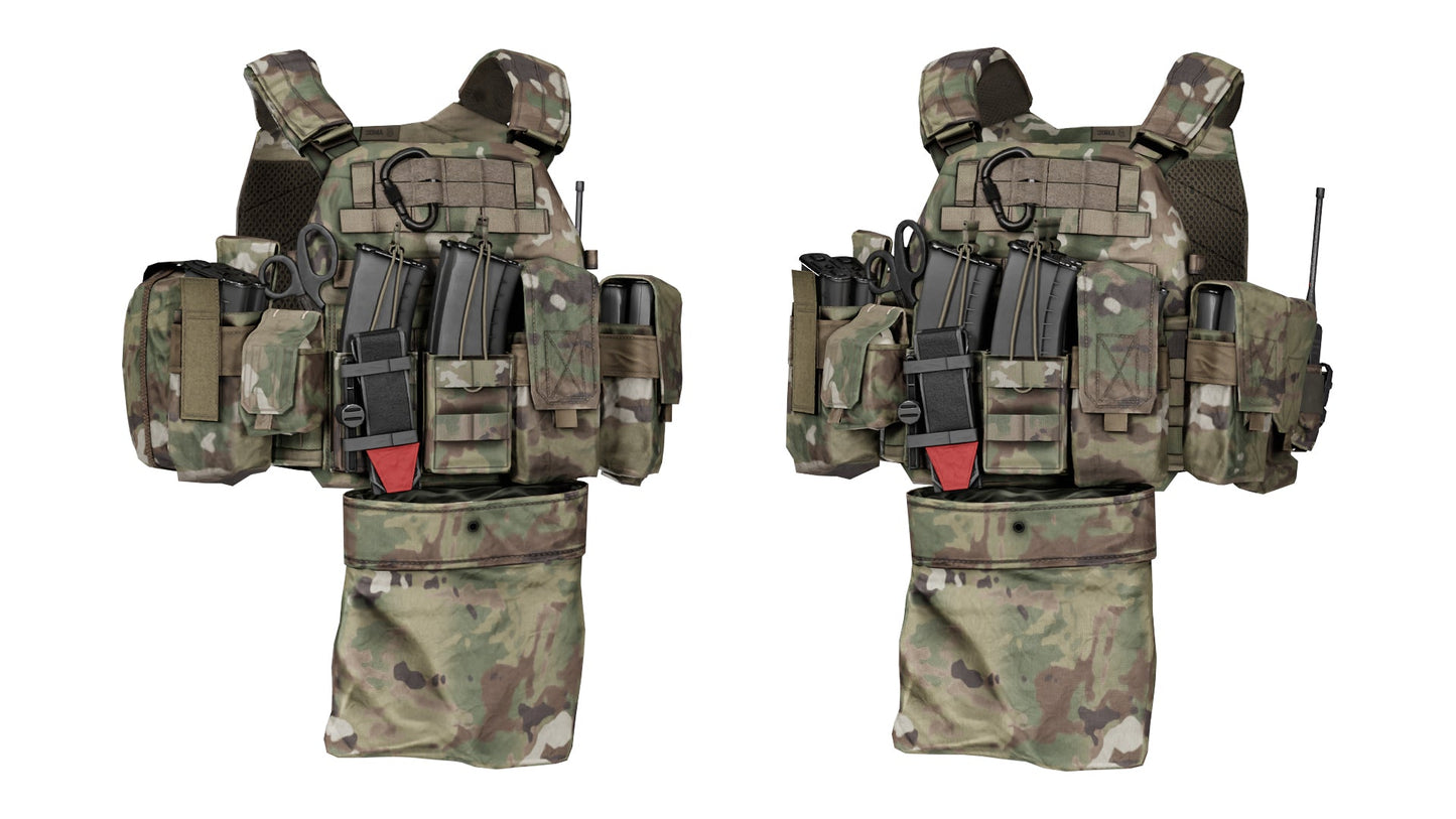 WARRIOR ASSAULT DCS PLATE CARRIER VEST V3 3dmilitaryassets