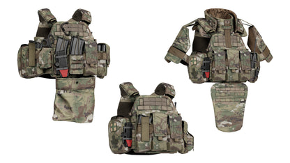 WARRIOR ASSAULT DCS PLATE CARRIER VEST BUNDLE