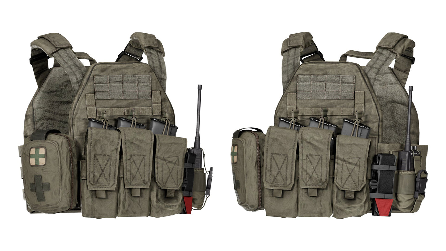 WARTECH TV 110 LBS PLATE CARRIER VEST 3dmilitaryassets