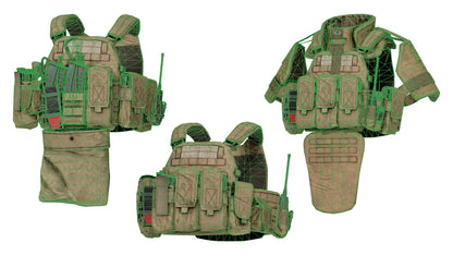 WARRIOR ASSAULT DCS PLATE CARRIER VEST BUNDLE