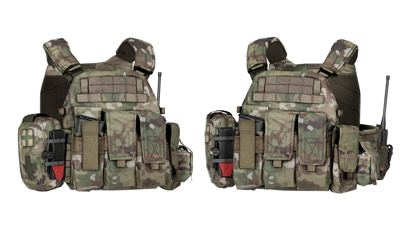 WARRIOR ASSAULT DCS PLATE CARRIER VEST BUNDLE